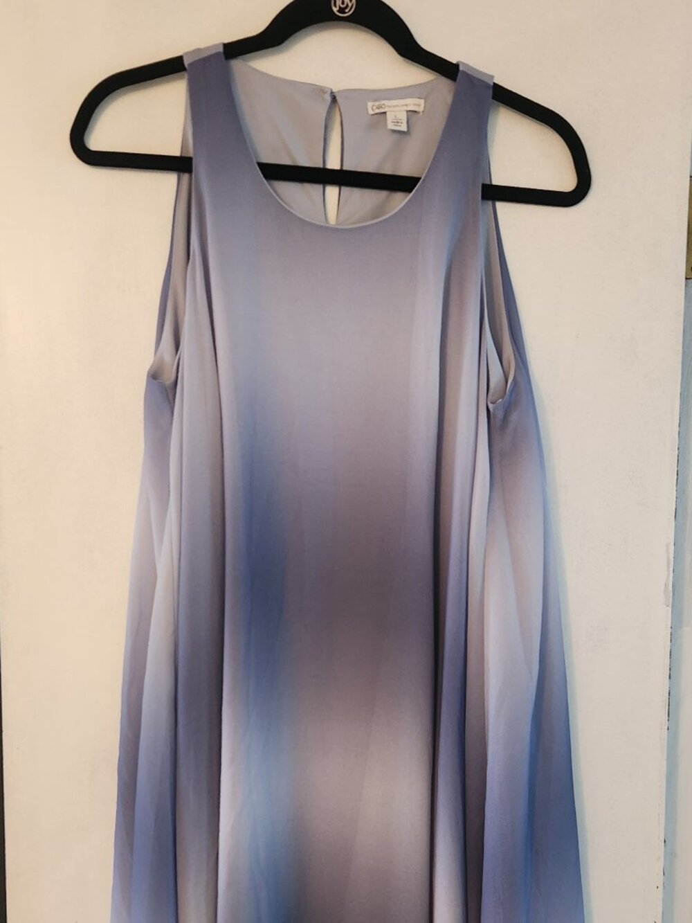 Cato brand blue-gray fade tank swing dress